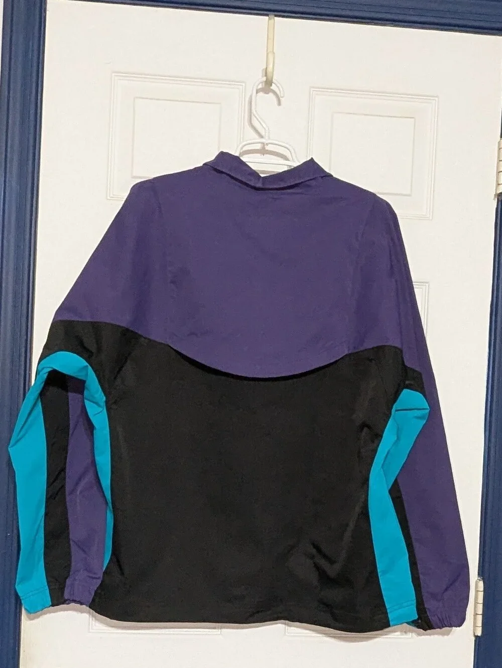 Jordan Mesh-Lined Pullover Jacket - Purple & Black